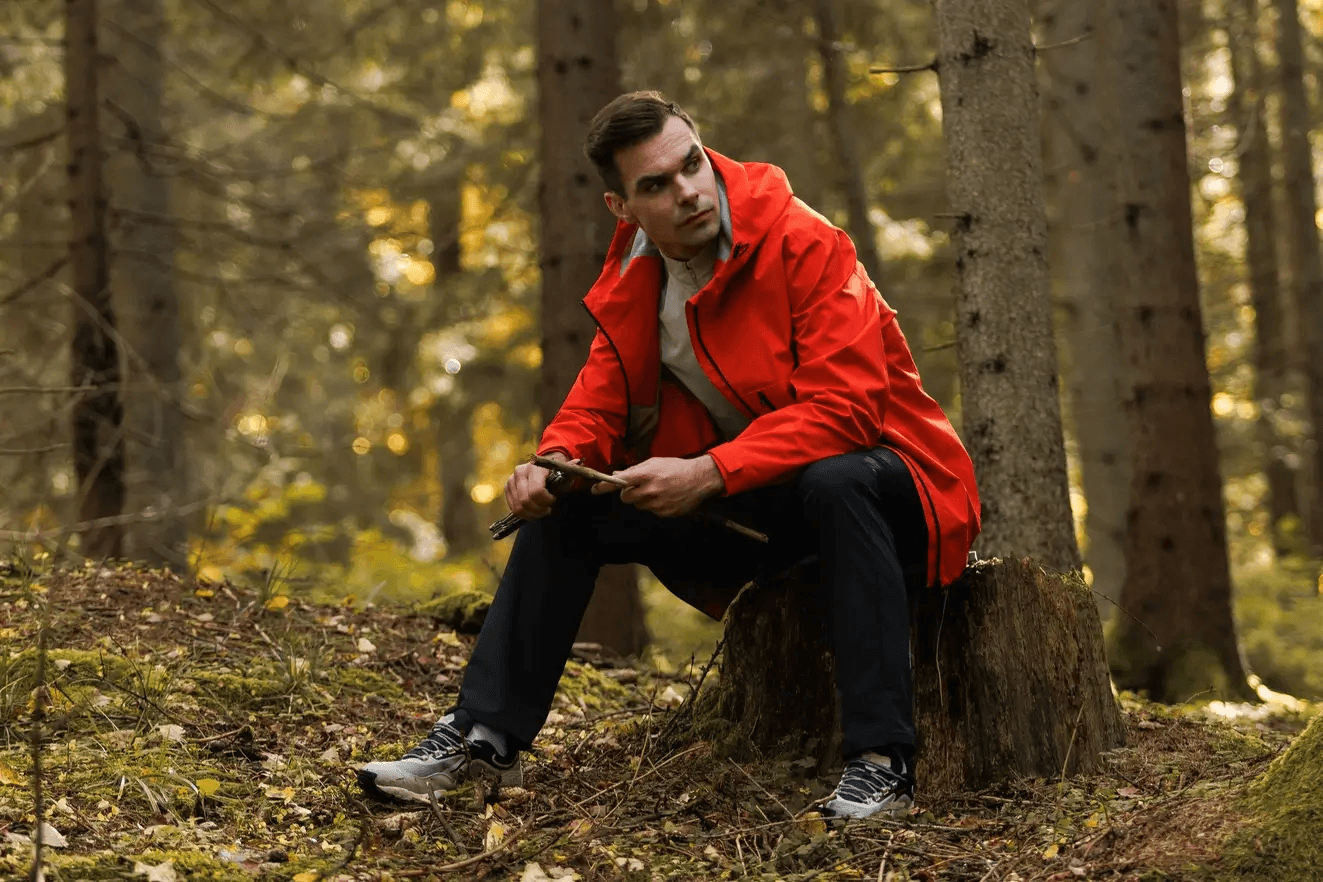 Мужчина в экипировке